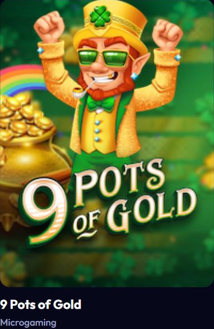 Spelautomaten 9 Pots of Gold hos Smash Casino
